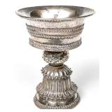 AN 18TH/19TH C. TIBETAN BUDDHIST YAK BUTTER LAMP