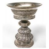 AN 18TH/19TH C. TIBETAN BUDDHIST YAK BUTTER LAMP