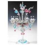 ELABORATE EARLY TO MID 20C. VENETIAN GLASS