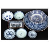 18TH, 19TH AND EARLY 20TH C. BLUE AND WHITE EXPORT