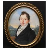 A 19TH C. ENGLISH SCHOOL MINIATURE PORTRAIT