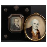 HANDPAINTED MINIATURE PORTRAIT OF SIR HENRY