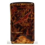 AN 19TH C. ASIAN TWO PIECE CALLING CARD CASE