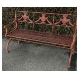 RARE 1920s IRON BENCH AFTER KARL SCHINKEL