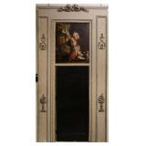 19TH C. FRENCH TRUMEAU MIRROR FROM A PANELED ROOM