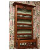 A SCARCE 19TH C. FRENCH BRETON HANGING SPINDLED