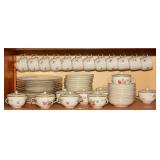 A KPM PORCELAIN PARTIAL DINNER SERVICE