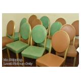 12 GOODFORM ALUMINUM CHAIRS AS IS. LOCAL P/U ONLY