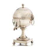 AN EARLY 19C. OLD SHEFFILED PLATE HOT WATER URN
