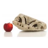 A CARVED MARBLE ARCHITECTURAL FRAGMENT
