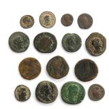 COLLECTION OF ROMAN IMPERIAL BRONZE TYPE COINS
