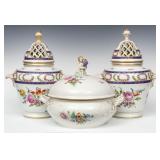 OUDE LOOSDRECHT POTPOURRI WITH A KPM COVERED DISH