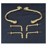 20TH CENTURY ORMOLU BRONZE RAM