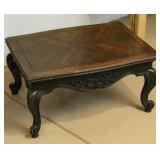 A COUNTRY FRENCH STYLE OAK COFFEE TABLE