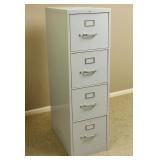 FOUR DRAWER METAL FILE CABINET