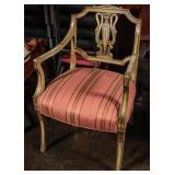 A MID 20TH CENTURY NEOCLASSICAL ARMCHAIR