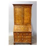 A FINE MID-18TH C. GEORGE III SECRETARY BOOKCASE