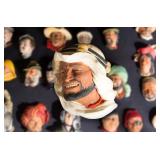 A COLLECTION OF 46 BOSSONS WALL MASKS & ANIMALS