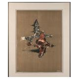 JOHNNY FRIEDLAENDER (1912-1992) SIGNED COLOR LITHO