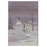 DOC TATE NEVAQUAYA (1932-1996) GOUACHE ON BOARD