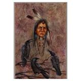 LEE BOCOCK (20th/21st C.) ACRYLIC ON PAPER