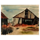 WATERCOLOR ON PAPER SIGNED 