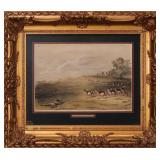 GEORGE CATLIN  (1796-1872) HAND-COLORED LITHOGRAPH