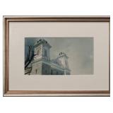 DEAN MITCHELL (1957-) KANSAS CITY WATERCOLOR