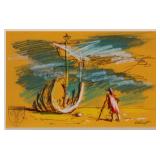 ARTHUR KRAFT (1922-1977) MIXED MEDIA ON PAPER