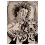 JEANETTE PASIN SLOAN (1946-) PENCIL SIGNED LITHO