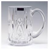 A WATERFORD MARQUIS BROOKSIDE BEER STEIN WITH BOX