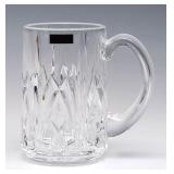 A WATERFORD MARQUIS BROOKSIDE BEER STEIN WITH BOX