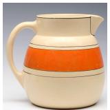 AN EARLY ROSEVILLE POTTERY PITCHER
