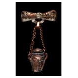 A VINTAGE PERFUME BROOCH