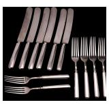 VINTAGE SHAPLEIGH HARDWARE DIAMOND EDGE FLATWARE