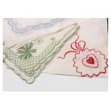 A COLLECTION OF ANTIQUE AND VINTAGE HANDKERCHIEFS
