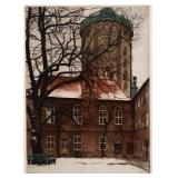 NICOLAI HAMMER (1887-1970) PENCIL SIGNED ETCHING