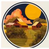 TWO CHARLES SANDERSON (1925-1993) WATERCOLORS