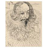 AFTER SALVADOR DALI (1904-1989) ETCHING, CERVANTES