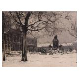 ATTRIBUTED LUIGI KASIMIR (1881 - 1962) ETCHING