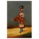 CHARLES EDOUARD DELORT (1841-1895) OIL ON PANEL