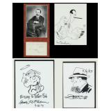 A COLLECTION OF ORIGINAL SKETCHES AND AUTOGRAPHS
