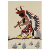 JIM TARTSAH (1934-1984) GOUACHE ON PAPER