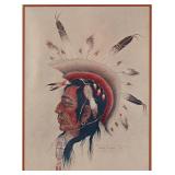 WOODY CRUMBO (1912-1989) PENCIL SIGNED PRINT