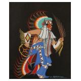 ARCHIE BLACKOWL (1911-1992) GOUACHE ON PAPER