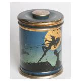 A BEANIEBOX TIN LITHO BISCUIT TIN