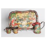 A NURSERY RHYME THEME TIN LITHO CHILD