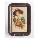 A M.E. MUSSELMAN TIN LITHO ADVERTISING TRAY