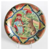A RED RIDING HOOD TIN LITHO CHILD