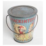 A MACKINTOSH TIN LITHO HANDLED TOFFEE DE LUXE PAIL